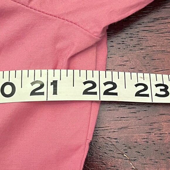 Forenza Vtg Pink Long-Sleeve Button-Up Shirt‎ 16 Snap Details Western Pirate 90s - Picture 12 of 12